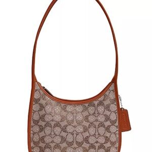 BRAND NEW WITH TAG: Coach Curve Zip Bag Crystal Jacquard